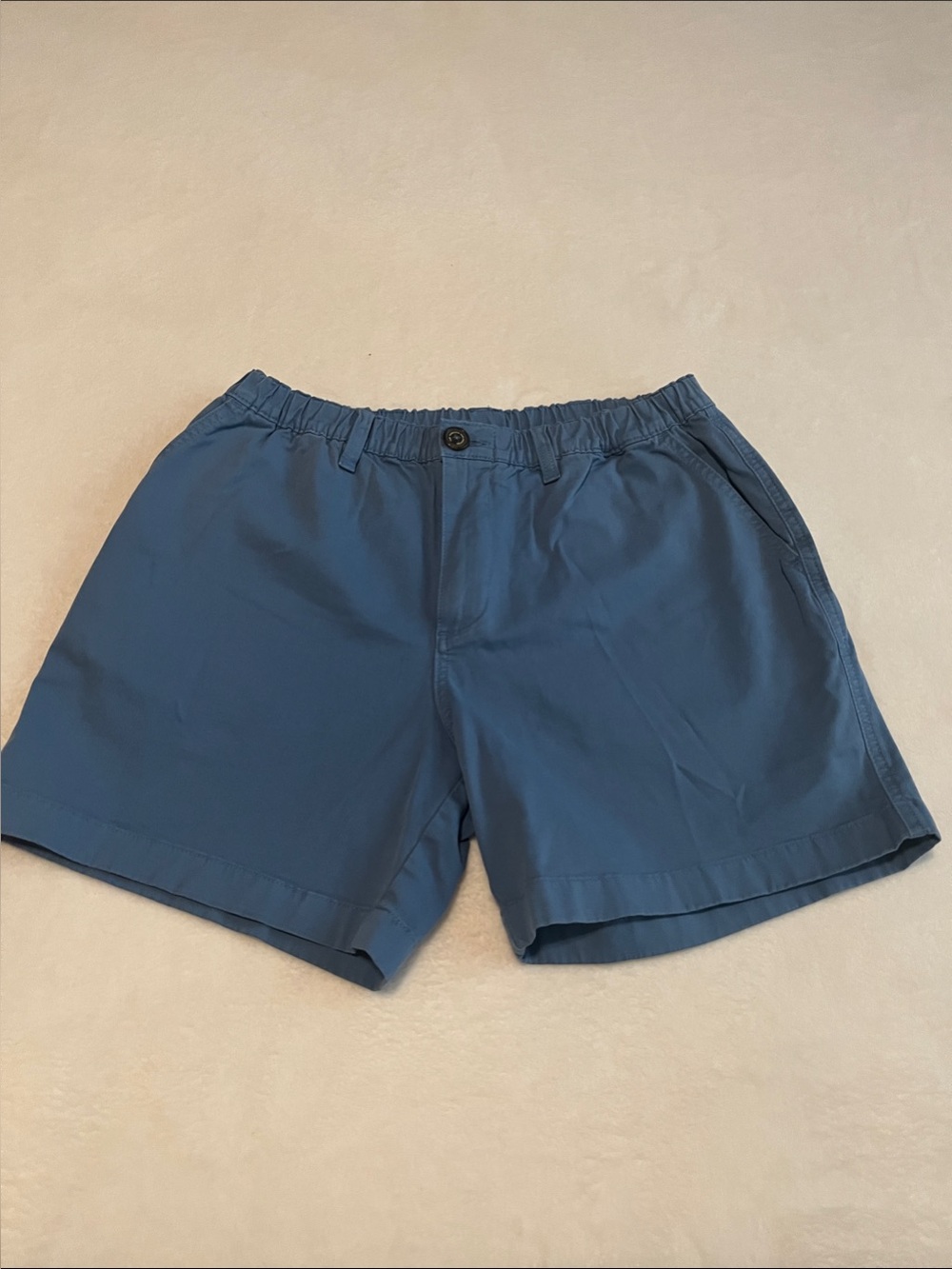 chubbies Slate Blue Flat-Front Elastic-Waist Shorts